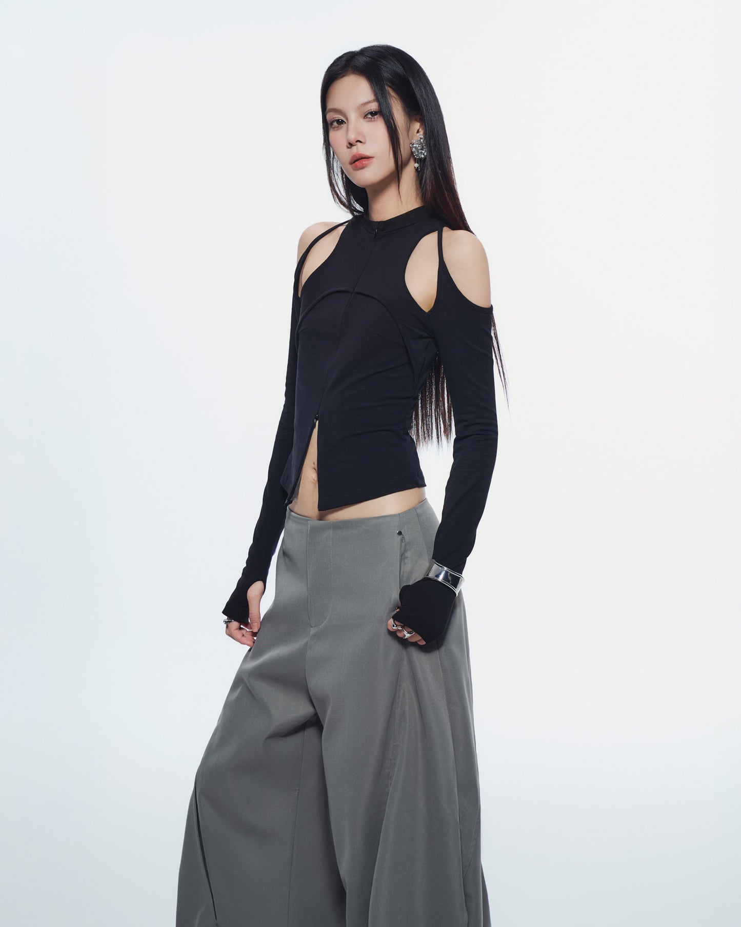 CASPIAN LONG SLEEVE TOP