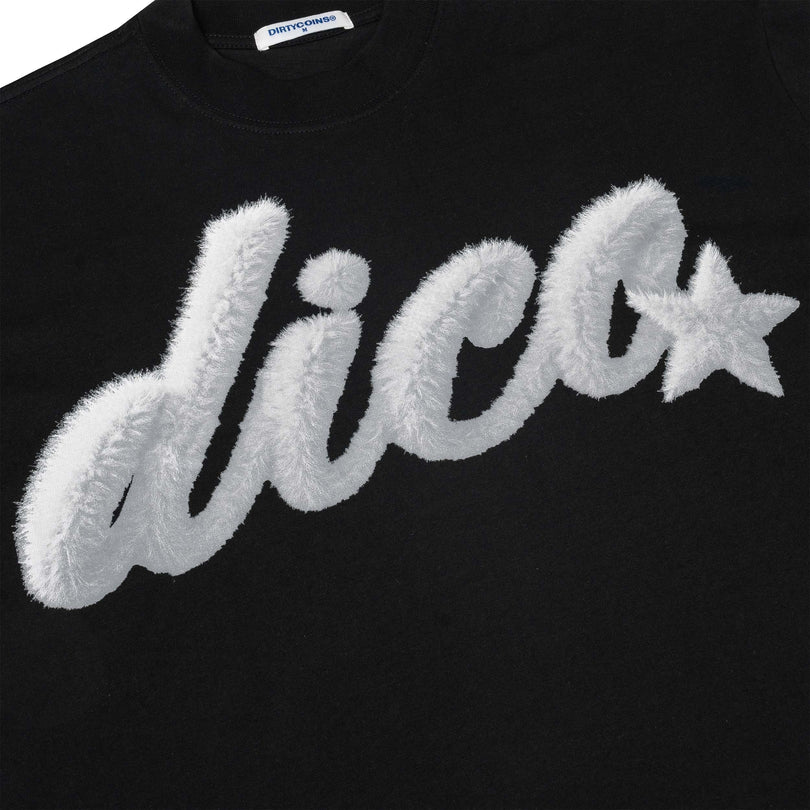 Dico Fluffy Black Tee