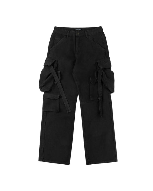 Cargo Pocket Pants Black