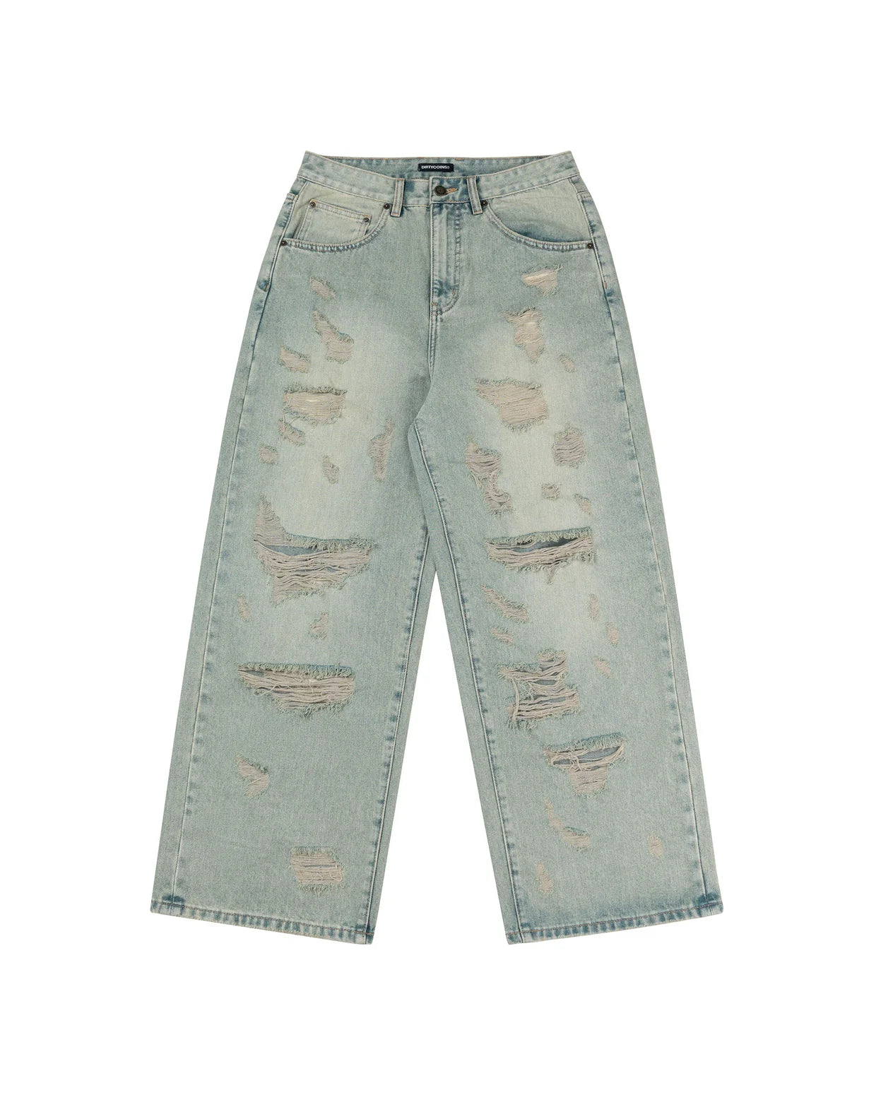 Baggy Denim Ripped Jeans
