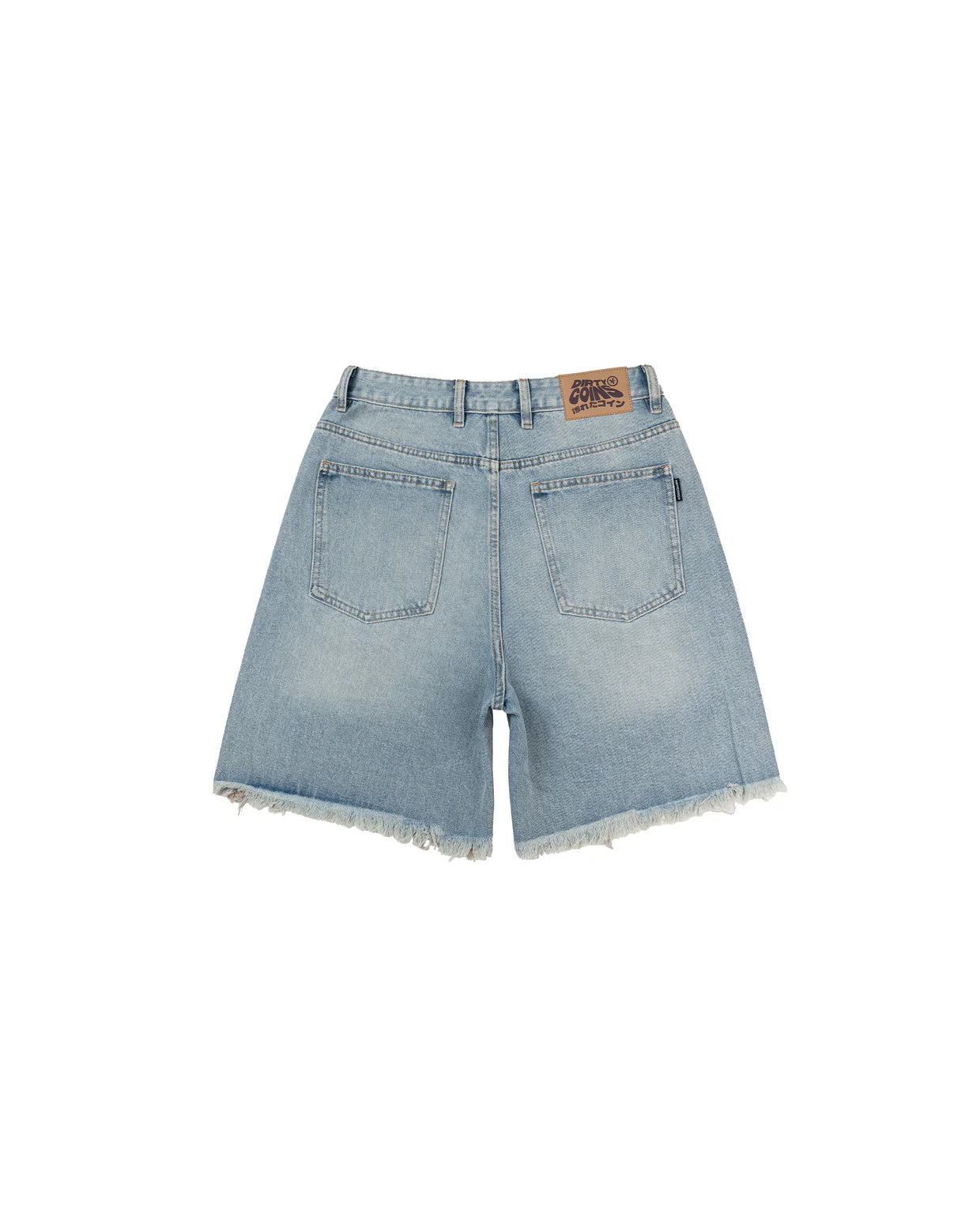 Denim Studded Shorts