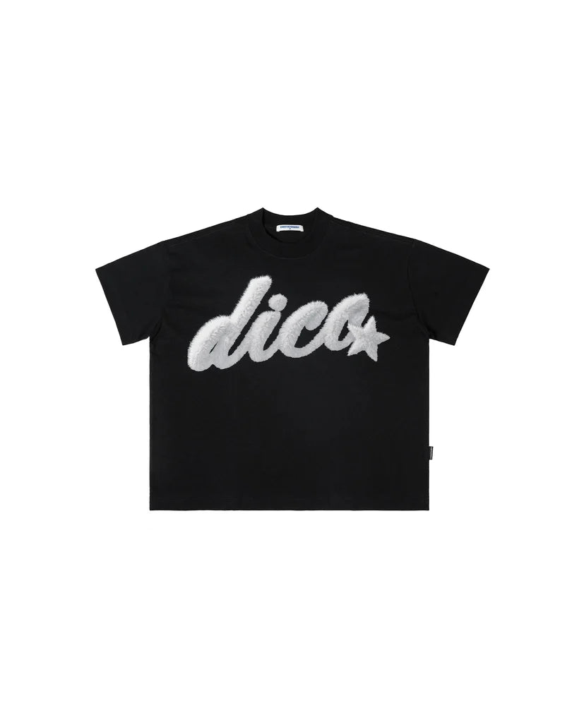 Dico Fluffy Black Tee