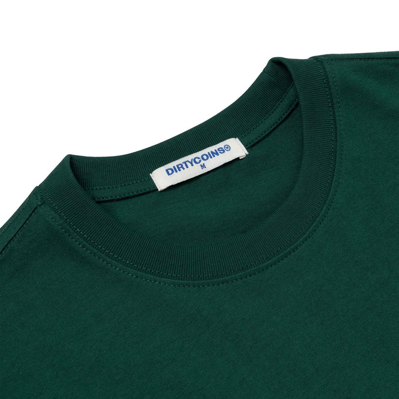 DirtyCoins Motorcar Green Tee