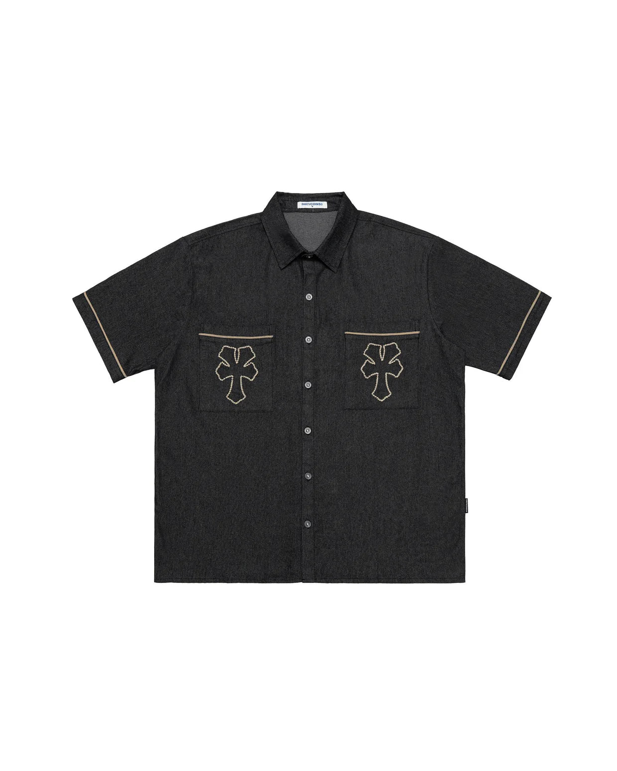 Embroidered "Y" Denim Shirt